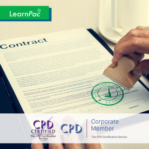 Contract Management Training – Online Course – CPDUK Accredited