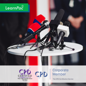 Media and Public Relations Training – Online Course – CPD Accredited